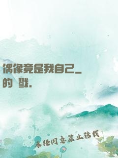偶像竟是我自己