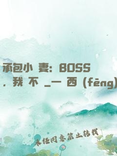 承包小嬌妻：BOSS，我們不約