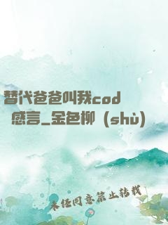 替代爸爸叫我cod媽媽感言